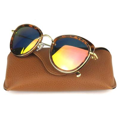 H10297 Women's Premium Quality tortoise Hybrid Full Rim Cat Eye Vintage Sunglasses Eyewear