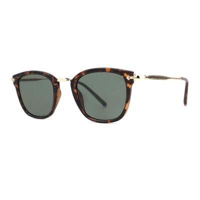 H10317(2) Unisex Scratch Resistant clear/transparent Hybrid Full Rim Square Modern Sunglasses Eyewear