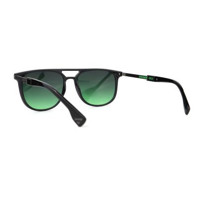 H10320(1) Men's Scratch Resistant black Hybrid Full Rim Square Modern Sunglasses Eyewear