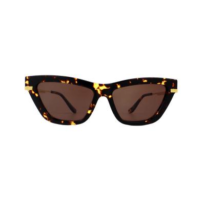H10357(2) Women's UV400 Protection black Hybrid Full Rim Cat Eye Modern Sunglasses Eyewear