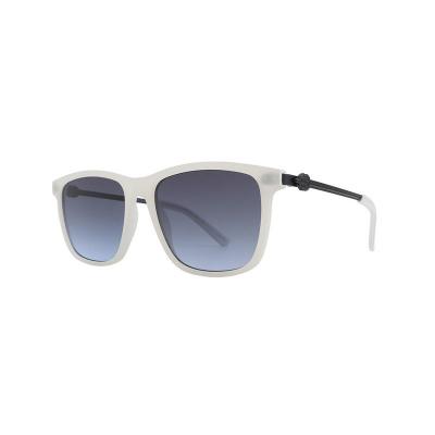 H10365(1) Unisex UV400 Protection off-white Hybrid Full Rim Wayfarer Modern Sunglasses Eyewear