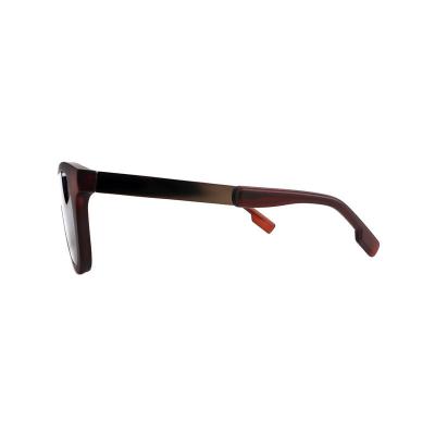 H10362(1) Unisex Lightweight burgundy/wine red tortoiseshell Hybrid Full Rim Wayfarer Vintage Sunglasses Eyewear
