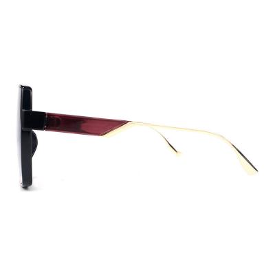 H10325(2) Women's Polarized black Hybrid Full Rim Butterfly Luxury Sunglasses Eyewear