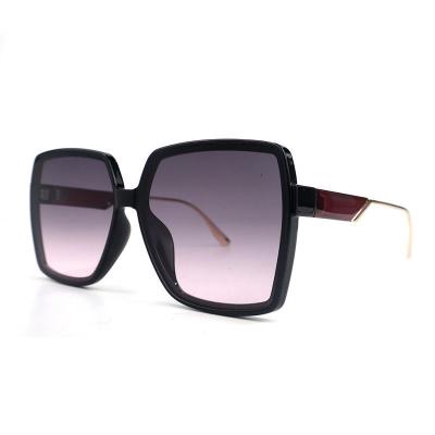 H10325(2) Women's Polarized black Hybrid Full Rim Butterfly Luxury Sunglasses Eyewear