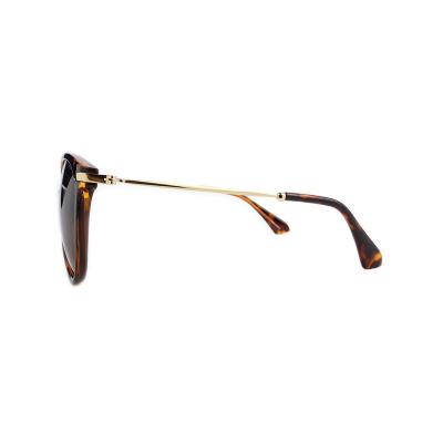 H10363(1) Women's Premium Quality tortoiseshell Hybrid Full Rim Round Luxury Sunglasses Eyewear