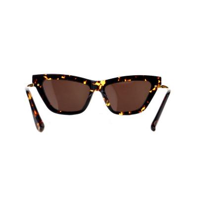 H10357(2) Women's UV400 Protection black Hybrid Full Rim Cat Eye Modern Sunglasses Eyewear