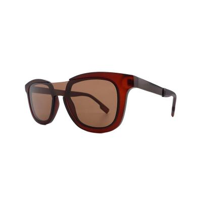 H10362(1) Unisex Lightweight burgundy/wine red tortoiseshell Hybrid Full Rim Wayfarer Vintage Sunglasses Eyewear