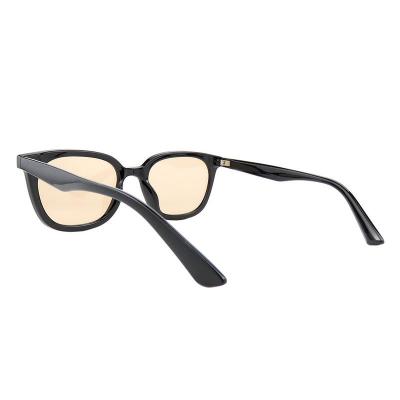 H10385(1) Unisex Spring Hinge black Hybrid Full Rim Square Modern Sunglasses Eyewear