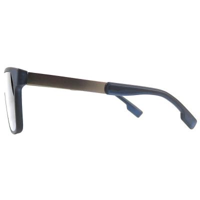 H10382(2) Unisex Polarized tortoiseshell brown Hybrid Full Rim Square Luxury Sunglasses Eyewear