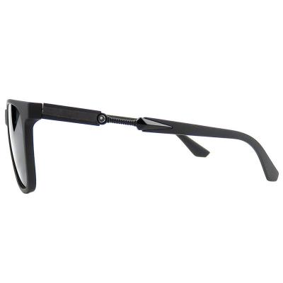 H10383(3) Unisex Polarized navy blue Hybrid Full Rim Wayfarer Modern Sunglasses Eyewear