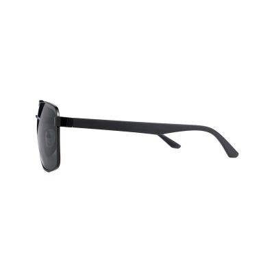 H10367(1) Men's Spring Hinge black Hybrid Full Rim Aviator Modern Sunglasses Eyewear