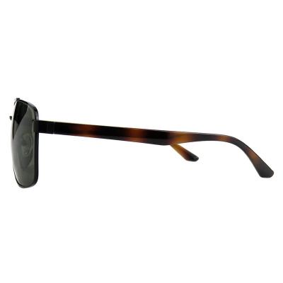 H10367(2) Men's Premium Quality black Hybrid Full Rim Aviator Modern Sunglasses Eyewear