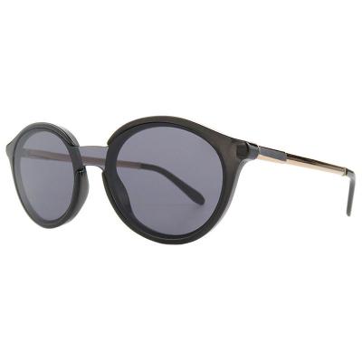 H10379(3) Women's Hand Polished brown/tortoiseshell Hybrid Full Rim Round Vintage Sunglasses Eyewear