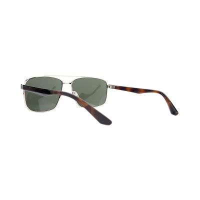 H10370(1) Men's Lightweight silver Hybrid Full Rim Aviator Modern Sunglasses Eyewear