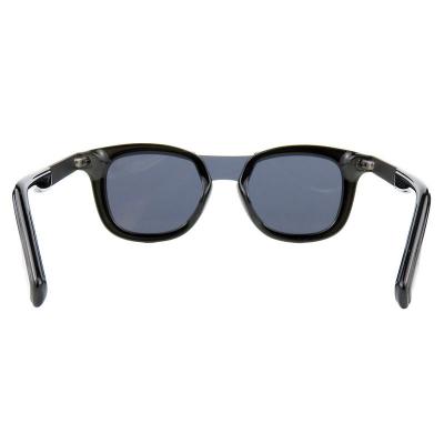 H10381(1) Unisex Spring Hinge dark olive green Hybrid Full Rim Wayfarer Modern Sunglasses Eyewear