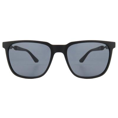H10383(3) Unisex Polarized navy blue Hybrid Full Rim Wayfarer Modern Sunglasses Eyewear