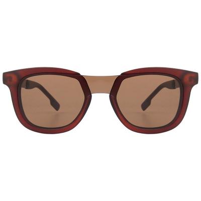 H10381(2) Unisex Spring Hinge dark olive green Hybrid Full Rim Wayfarer Modern Sunglasses Eyewear