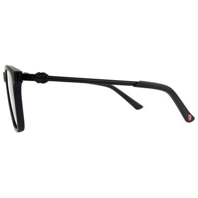 H10380(1) Unisex Durable matte black Hybrid Full Rim Wayfarer Modern Sunglasses Eyewear