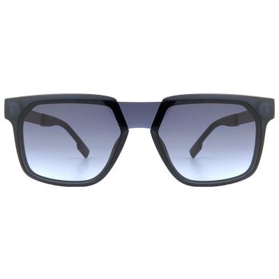 H10382(2) Unisex Polarized tortoiseshell brown Hybrid Full Rim Square Luxury Sunglasses Eyewear