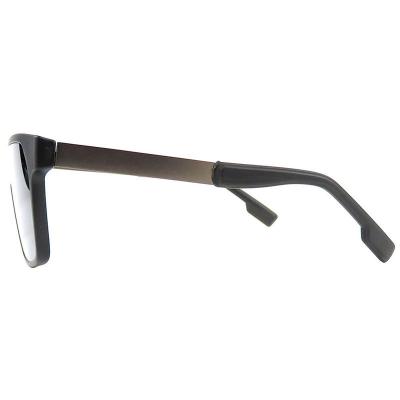 H10382(3) Unisex Hand Polished tortoiseshell brown Hybrid Full Rim Square Luxury Sunglasses Eyewear