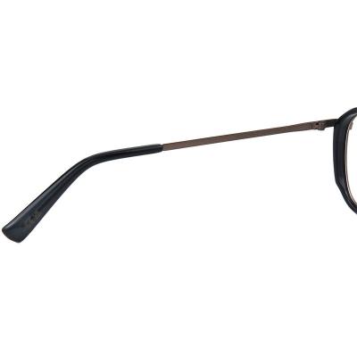 H10384(3) Unisex Hand Polished gold Hybrid Full Rim Aviator Modern Sunglasses Eyewear
