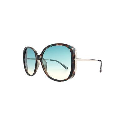 H10376(1) Women's Hand Polished multicolor tortoiseshell (turquoise/teal/amber/brown) Hybrid Full Rim Butterfly Modern Sunglasses Eyewear