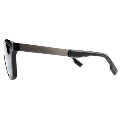 H10381(1) Unisex Spring Hinge dark olive green Hybrid Full Rim Wayfarer Modern Sunglasses Eyewear