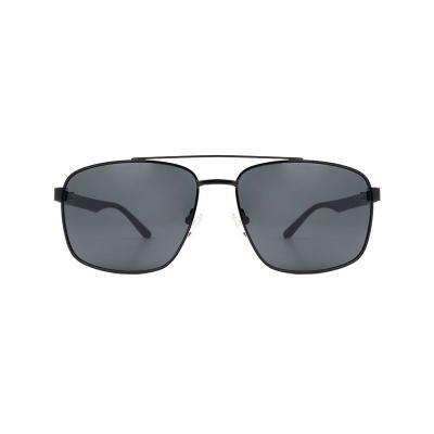 H10367(1) Men's Spring Hinge black Hybrid Full Rim Aviator Modern Sunglasses Eyewear