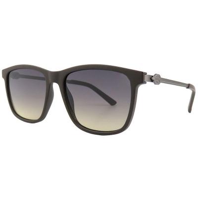 H10380(3) Unisex UV400 Protection matte black Hybrid Full Rim Wayfarer Modern Sunglasses Eyewear