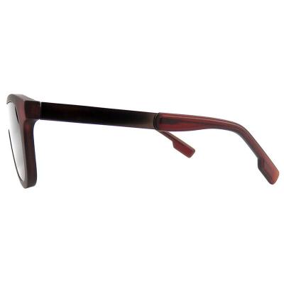 H10381(2) Unisex Spring Hinge dark olive green Hybrid Full Rim Wayfarer Modern Sunglasses Eyewear