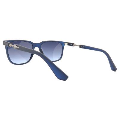 H10383(1) Unisex Premium Quality navy blue Hybrid Full Rim Wayfarer Modern Sunglasses Eyewear