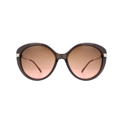 H10375(1) Women's Spring Hinge dark brown/chocolate Hybrid Full Rim Butterfly Luxury Sunglasses Eyewear