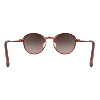 H10394(2) Unisex UV400 Protection dark green/teal Hybrid Full Rim Round Modern Sunglasses Eyewear