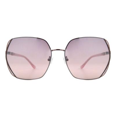H10407(1) Women's UV400 Protection gunmetal/silver Hybrid Full Rim Geometric Luxury Sunglasses Eyewear
