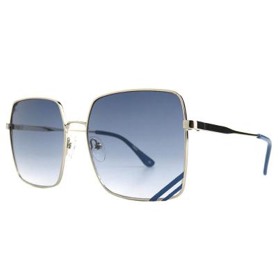 H10405(1) Women's Premium Quality gold/champagne Hybrid Full Rim Square Luxury Sunglasses Eyewear