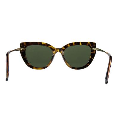 H10410(1) Women's Polarized tortoise Hybrid Full Rim Cat Eye Vintage Sunglasses Eyewear