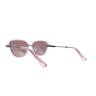 H10398(3) Unisex Lightweight amber/honey brown Hybrid Full Rim Round Vintage Sunglasses Eyewear