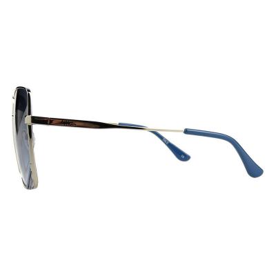 H10405(1) Women's Premium Quality gold/champagne Hybrid Full Rim Square Luxury Sunglasses Eyewear