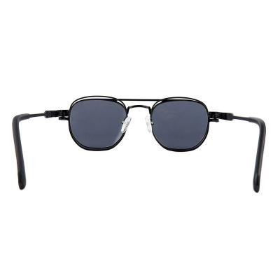 H10396(2) Unisex Lightweight gold Hybrid Full Rim Aviator Luxury Sunglasses Eyewear