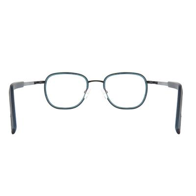 H10395(3) Unisex Scratch Resistant gray marbled Hybrid Full Rim Geometric Modern Sunglasses Eyewear