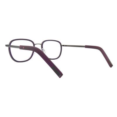 H10395(2) Unisex UV400 Protection gray marbled Hybrid Full Rim Geometric Modern Sunglasses Eyewear
