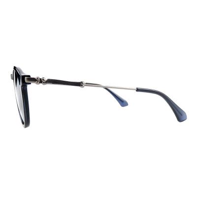 H10401(3) Unisex Scratch Resistant black Hybrid Full Rim Round Modern Sunglasses Eyewear
