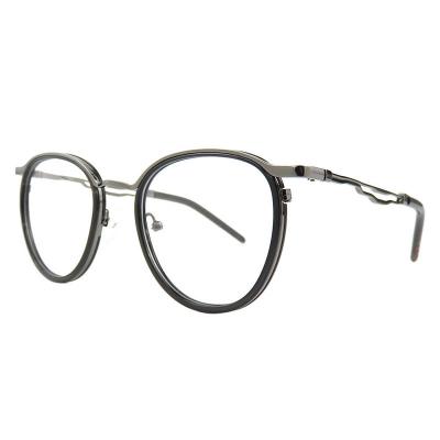 H10393(3) Unisex UV400 Protection gold Hybrid Full Rim Round Vintage Sunglasses Eyewear