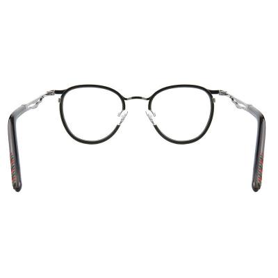 H10393(3) Unisex UV400 Protection gold Hybrid Full Rim Round Vintage Sunglasses Eyewear