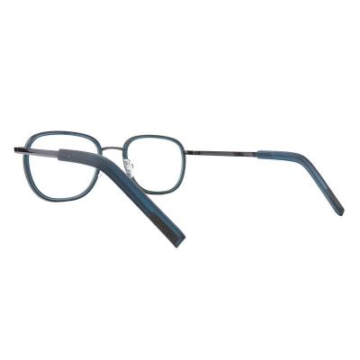 H10395(3) Unisex Scratch Resistant gray marbled Hybrid Full Rim Geometric Modern Sunglasses Eyewear
