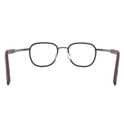 H10395(2) Unisex UV400 Protection gray marbled Hybrid Full Rim Geometric Modern Sunglasses Eyewear