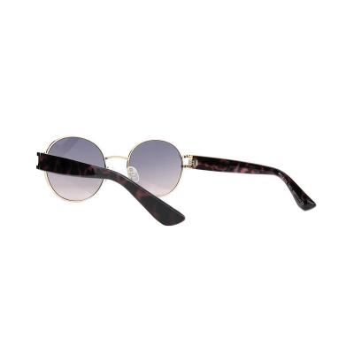 H10415(2) Women's Polarized rose gold Hybrid Full Rim Round Luxury Sunglasses Eyewear