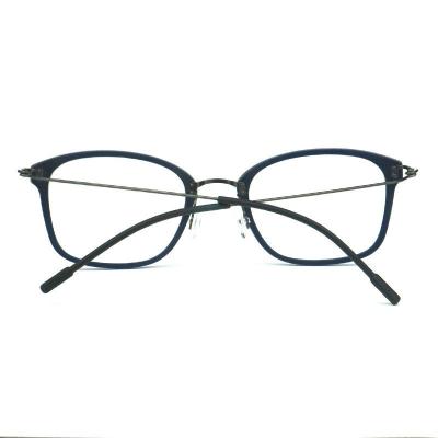H20228 Unisex Premium Quality navy blue Hybrid Full Rim Square Modern Sunglasses Eyewear