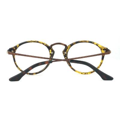 H20007 Unisex Scratch Resistant tortoise Hybrid Full Rim Round Vintage Sunglasses Eyewear