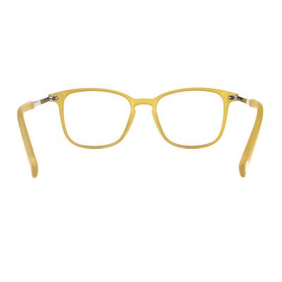 H20249(1) Unisex Premium Quality mustard yellow Hybrid Full Rim Square Modern Sunglasses Eyewear